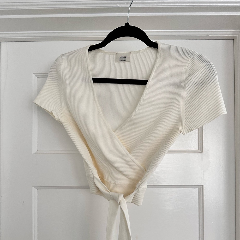 Wilfred White V Veck Top